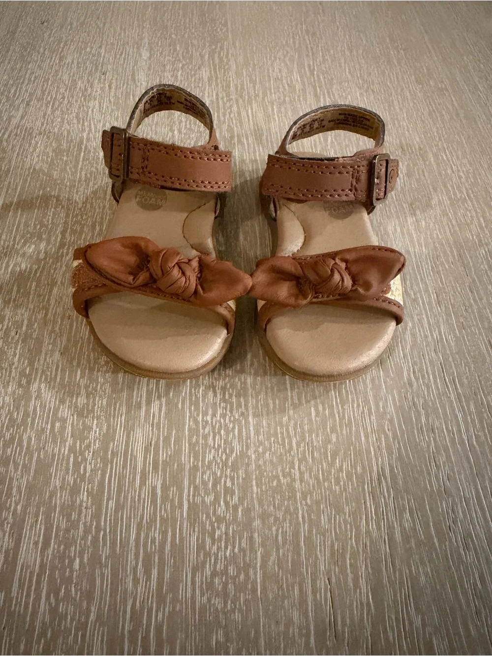 Stride Rite Brown Whitney Sandals size US 4M